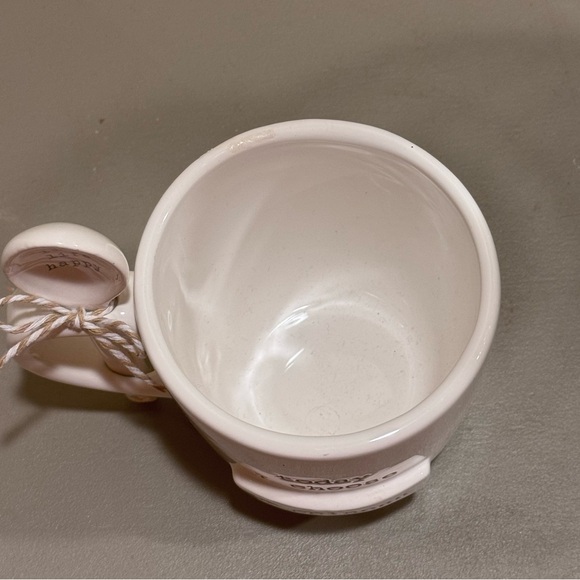 MUD PIE Hot Cocoa Mug with with Inspirational Quote and Spoon - Picture 3 of 5